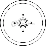 Тормозной барабан TRW 1522956 db4188 3322937200337 8SBNWT C - Изображение 2