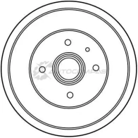 Тормозной барабан TRW CMD QW 3322937204991 1522972 db4200 - Изображение 2