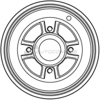 Тормозной барабан TRW L5X YO 3322937216888 1522982 db4213 - Изображение 2