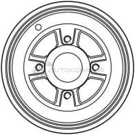 Тормозной барабан TRW Q585A KG 3322937217120 db4219 6194828 - Изображение 2