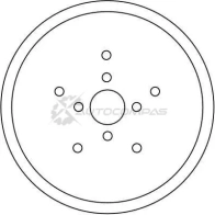 Тормозной барабан TRW 1523005 db4232 3322937241347 WX9 9V8 - Изображение 2