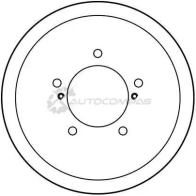 Тормозной барабан TRW J 8P5E db4233 3322937241354 1523006 - Изображение 2