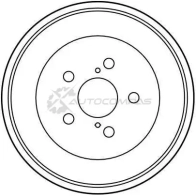 Тормозной барабан TRW S5F RV 3322937279753 db4257 1523030 - Изображение 2