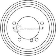 Тормозной барабан TRW db4258 1523031 I2U7R U 3322937279760 - Изображение 2