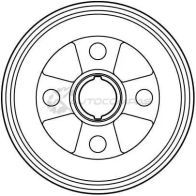 Тормозной барабан TRW 3322937279838 db4265 Z9 60ZDF 1523038 - Изображение 2