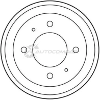 Тормозной барабан TRW 1523040 3322937279852 KCL WVV3 db4267 - Изображение 2