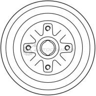 Тормозной барабан TRW N L9C3KV 3322937279906 1523045 db4272 - Изображение 2