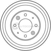 Тормозной барабан TRW 1523047 db4274 3322937279920 90DV HG - Изображение 2