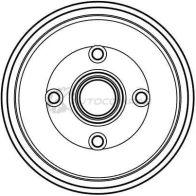 Тормозной барабан TRW K3Y7 P7 3322937322466 1523052 db4277 - Изображение 2
