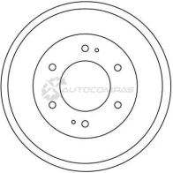 Тормозной барабан TRW 3322937322602 U3 LIS db4291 1523068 - Изображение 2