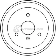 Тормозной барабан TRW 3322937322411 FVP8M W 1523078 db4298 - Изображение 2