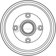 Тормозной барабан TRW db4305 3322937322695 ZDBZT DG 1523089 - Изображение 2