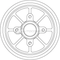 Тормозной барабан TRW 3322938144494 19ZT HG db4310mr 1523100 - Изображение 2