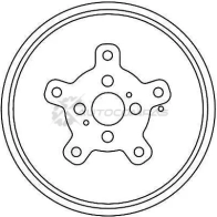 Тормозной барабан TRW 1523118 3322937392100 M3PG R14 db4329 - Изображение 2