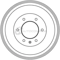 Тормозной барабан TRW 1523125 91TR 0W1 3322937392193 db4336 - Изображение 2