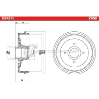 Тормозной барабан TRW db4340 3322937509515 FTK O17Q 1523130 - Изображение 2