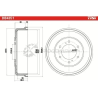 Тормозной барабан TRW db4351 GDV0B Q 3322937560004 1523143 - Изображение 2