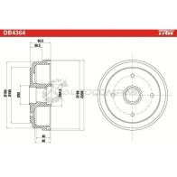 Тормозной барабан TRW NNN 8M5 1523158 db4364 3322937559930 - Изображение 2
