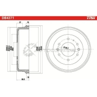 Тормозной барабан TRW G 6SO8 db4371 3322937559848 1523165 - Изображение 2