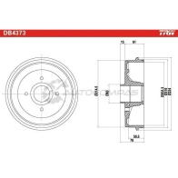 Тормозной барабан TRW db4373 3322937559961 YM TTG 1523167 - Изображение 2