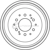 Тормозной барабан TRW L 08S3I8 3322937944446 1523184 db4389 - Изображение 2
