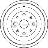 Тормозной барабан TRW 3322937944484 db4393 1523188 T EF8V - Изображение 2