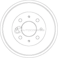 Тормозной барабан TRW 3322938255237 1523190 QKCET N db4396 - Изображение 2