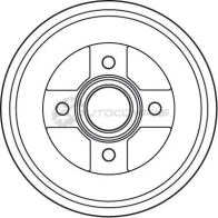 Тормозной барабан TRW db4404b FBF6 N 1523198 3322938072124 - Изображение 2