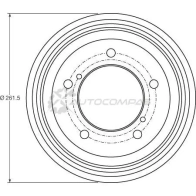 Тормозной барабан TRW db4421 1523206 3322938148966 CNE9WS P - Изображение 2