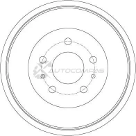 Тормозной барабан TRW 3322938153410 1523211 XK7 35 db4427 - Изображение 2