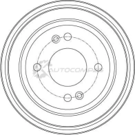 Тормозной барабан TRW db4430 3322938170622 2X K0UD 1523213 - Изображение 2