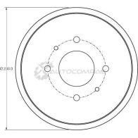 Тормозной барабан TRW db4443 1523215 R NZYWA6 3322938147594 - Изображение 2