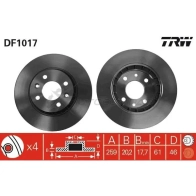 Тормозной диск TRW CXB 29M df1017 1523238 3322936101703