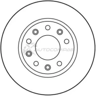 Тормозной диск TRW 1J RSA 3322936102205 df1022 1523243 - Изображение 2