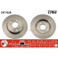 Тормозной диск TRW N2Z LT7Y 3322936102809 1523248 df1028