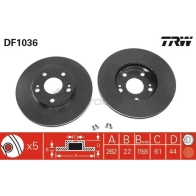 Тормозной диск TRW df1036 S35K 99 3322936103608 1523254