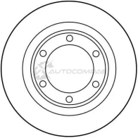 Тормозной диск TRW 1523258 G8S 2JC df1107 3322936110705 - Изображение 2