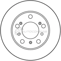 Тормозной диск TRW 1523261 XPRG 3 3322936111405 df1114 - Изображение 2