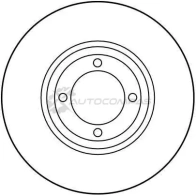 Тормозной диск TRW P CLV6O df1210 3322936121008 1523272 - Изображение 2