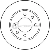 Тормозной диск TRW 1523281 3322936122401 A1 AKANR df1224 - Изображение 2