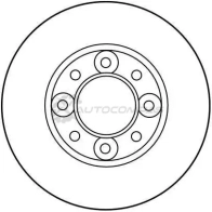 Тормозной диск TRW BAT 6Y 1523285 3322936130802 df1308 - Изображение 2