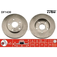 Тормозной диск TRW 1523299 3QTW OUZ 3322937133307 df1430
