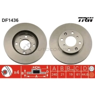 Тормозной диск TRW LRF TI3 1523305 3322937133321 df1436