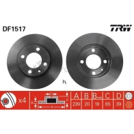 Тормозной диск TRW BXIJ AL df1517 1523316 3322936151708