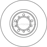 Тормозной диск TRW 1523361 df1586 IVF G78 3322936158608 - Изображение 2