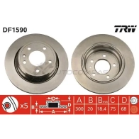 Тормозной диск TRW 1523362 HL4 4OPN df1590 3322936159001 - Изображение 1