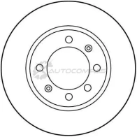 Тормозной диск TRW 6MEQ XTS df1666 1523417 3322936166603 - Изображение 2