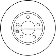 Тормозной диск TRW 3322936169406 df1694 80 1VM 1523435 - Изображение 2