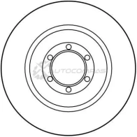 Тормозной диск TRW N TC2TI 3322936171508 df1715 1523445 - Изображение 2