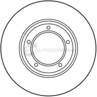 Тормозной диск TRW 1523483 3322936180302 df1803 MAN7 G - Изображение 2